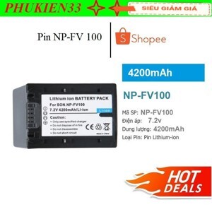 Pin Sony NP-FV100