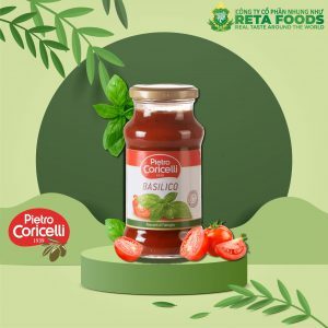 Sốt cà chua bạc hà Pietro Coricelli Basilico 350g