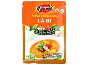 Sốt gia vị hoàn chỉnh Barona Cà Ri 80g