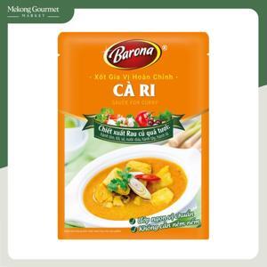 Sốt gia vị hoàn chỉnh Barona Cà Ri 80g