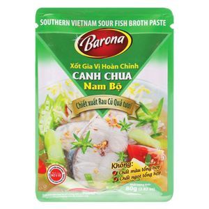 Sốt gia vị hoàn chỉnh nấu canh chua Barona gói 80g