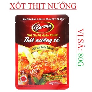 Sốt gia vị thịt nướng xá xíu Barona G80g