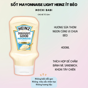 Sốt Mayonnaise hiệu Heinz – chai 400ml