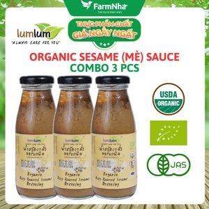 Sốt mè rang hữu cơ Lumlum 175ml