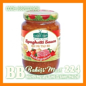 Sốt mì spaghetti thịt bò Golden Farm - 370g