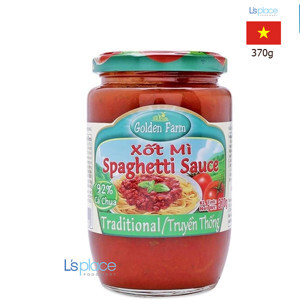 Sốt mì spaghetti truyền thống Golden Farm - 370g