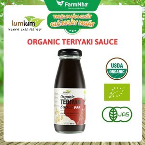 Sốt Teriyaki hữu cơ LumLum 200ml