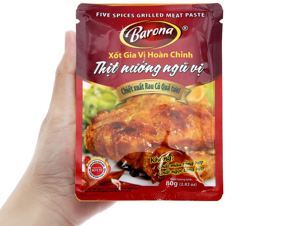 Sốt ướp thịt nướng ngũ vị Barona gói 80g