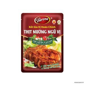Sốt ướp thịt nướng ngũ vị Barona gói 80g