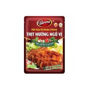 Sốt ướp thịt nướng ngũ vị Barona gói 80g