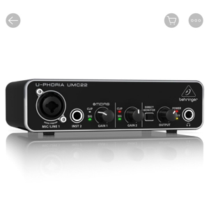 Sound card thu âm Behringer Audio Interface UMC22