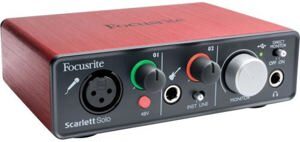 Sound card thu âm Focusrite Scarlett Solo