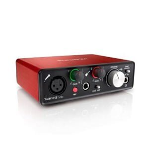 Sound card thu âm Focusrite Scarlett Solo