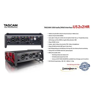 Soundcard Tascam US-2X2HR