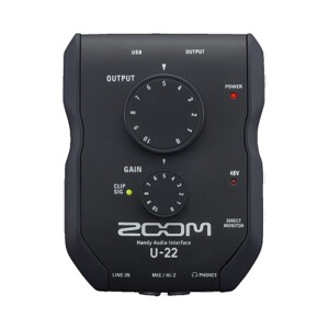 Soundcard thu Âm Zoom U-22