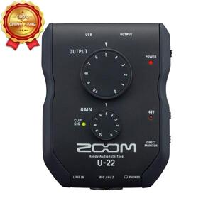 Soundcard thu Âm Zoom U-22