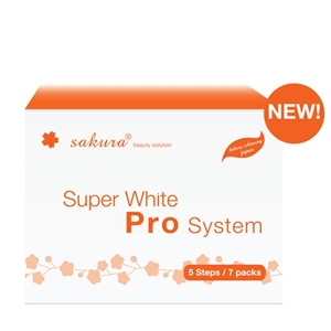 Bộ kem tắm trắng cao cấp Spa Sakura Super White Pro System - 7 gói