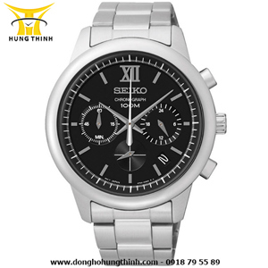 Đồng hồ nam dây thép không gỉ Seiko Quartz Chronograph SSB139P1