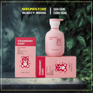 Sữa tắm trắng da Strawberry Body Bath 2in1
