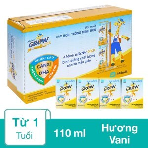 Sữa Abbott Grow Gold 110ml - Thùng 48 hộp x 110ml