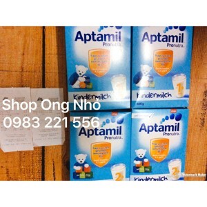 Sữa bột Aptamil 1+ Đức - hộp 600g (dành cho trẻ từ 1 tuổi trở lên)