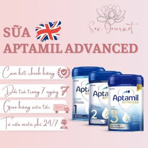 Sữa Aptamil Advanced số 1 của Anh cho trẻ 0-6 tháng hộp 800g