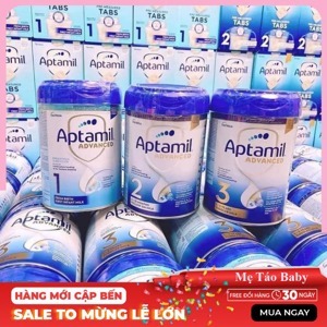 Sữa Aptamil Advanced số 1 của Anh cho trẻ 0-6 tháng hộp 800g
