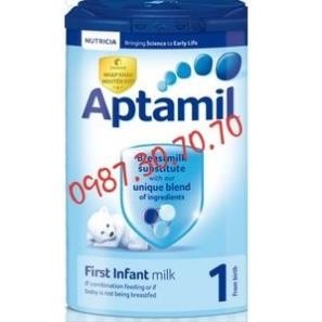 Sữa bột Aptamil 1 Anh - hộp 900g (dành cho trẻ từ 0 - 6 tháng)