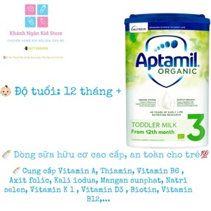 Sữa bột Aptamil 3 Anh - hộp 900g (dành cho trẻ từ 1 - 3 tuổi)