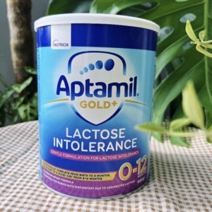 Sữa Aptamil Gold Lactose Intolerance cho bé bất dung nạp lactose hộp 900g