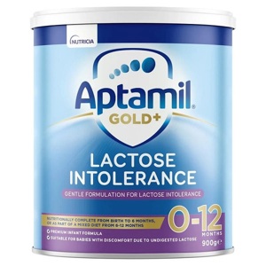 Sữa Aptamil Gold Lactose Intolerance cho bé bất dung nạp lactose hộp 900g