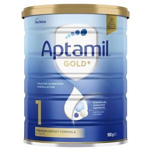 Sữa Aptamil Gold Plus số 1 của Úc cho trẻ từ 0 đến 6 tháng tuổi hộp 900g