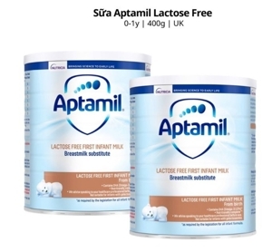 Sữa Aptamil Lactose Free (trẻ từ 0-12 tháng)