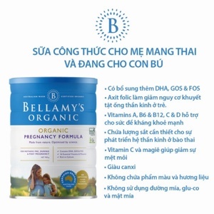 Sữa bầu của Bellamy Organic hộp 900gr