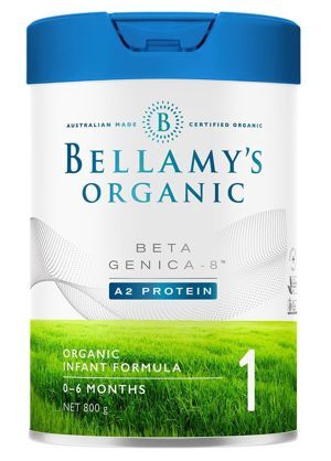 Sữa Bellamy’s Organic Beta Genica–8™ số 1 800g (0-6 tháng)