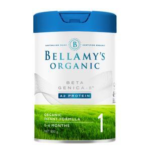 Sữa Bellamy’s Organic Beta Genica–8™ số 1 800g (0-6 tháng)