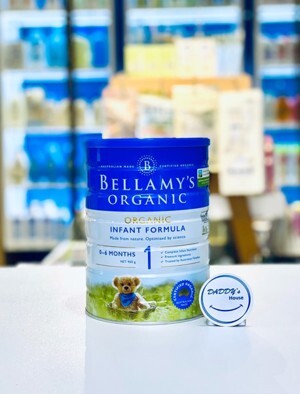 Sữa bột Bellamy's Organic số 1 - hộp 900g (dành cho trẻ từ 0-6 tháng tuổi)