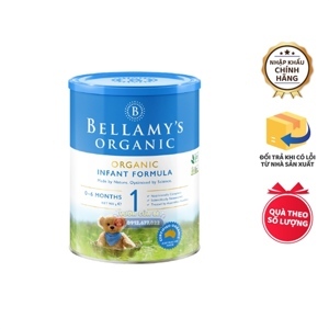 Sữa bột Bellamy's Organic số 1 - hộp 900g (dành cho trẻ từ 0-6 tháng tuổi)