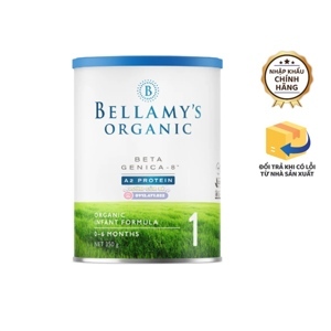 Sữa bột Bellamy's Organic số 1 - hộp 900g (dành cho trẻ từ 0-6 tháng tuổi)