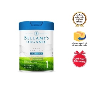 Sữa bột Bellamy's Organic số 1 - hộp 900g (dành cho trẻ từ 0-6 tháng tuổi)