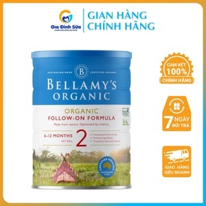 Sữa bột Bellamy's Organic số 2 - hộp 900g (dành cho trẻ từ 6-12 tháng tuổi)