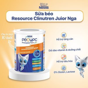 Sữa béo tăng cân Nestle Resource Junior - 400g (1-10 tuổi)