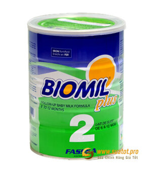 Sữa bột Biomil Plus số 2 - hộp 400g (6-12 tháng)