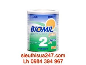 Sữa bột Biomil Plus số 2 - hộp 400g (6-12 tháng)