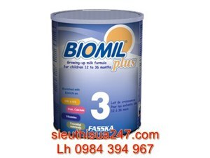 Sữa bột Biomil Plus số 3 - hộp 400g  (1 - 3 tuổi)