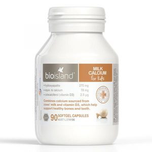 Viên sữa bổ sung canxi cho bé Bioisland Milk Calcium - 90 viên