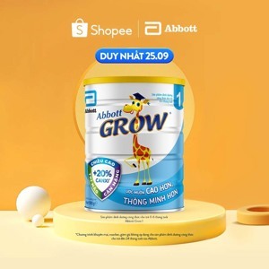 Sữa bột Abbott Grow 1 - hộp 900g (dành cho trẻ từ 0 - 6 tháng)