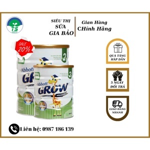 Sữa bột Abbott Grow 2 - hộp 900g (dành cho trẻ từ 6 - 12 tháng)