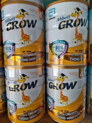 Sữa bột Abbott Grow 4 - hộp 900g (dành cho trẻ từ 3 - 6 tuổi)
