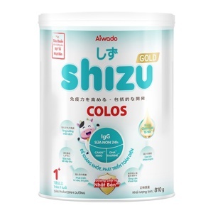 Sữa bột Aiwado Shizu Colos Gold 1+ 810g (trên 1 tuổi)